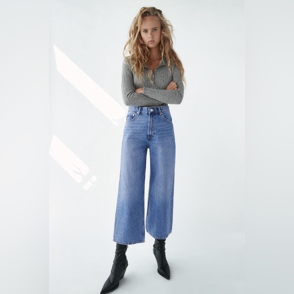 Zara High Rise, Wide leg jeans - Picture 1 of 3